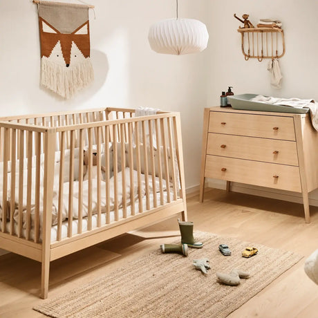 Leander Linea Baby Cot in Oak 