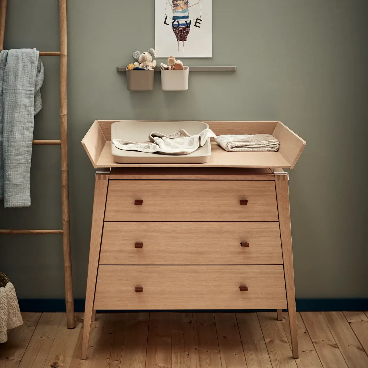 Leander Linea Oak Dresser 