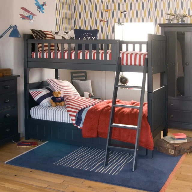 Little Folks Fargo Bunk Bed With Trundle In Painswick Blue