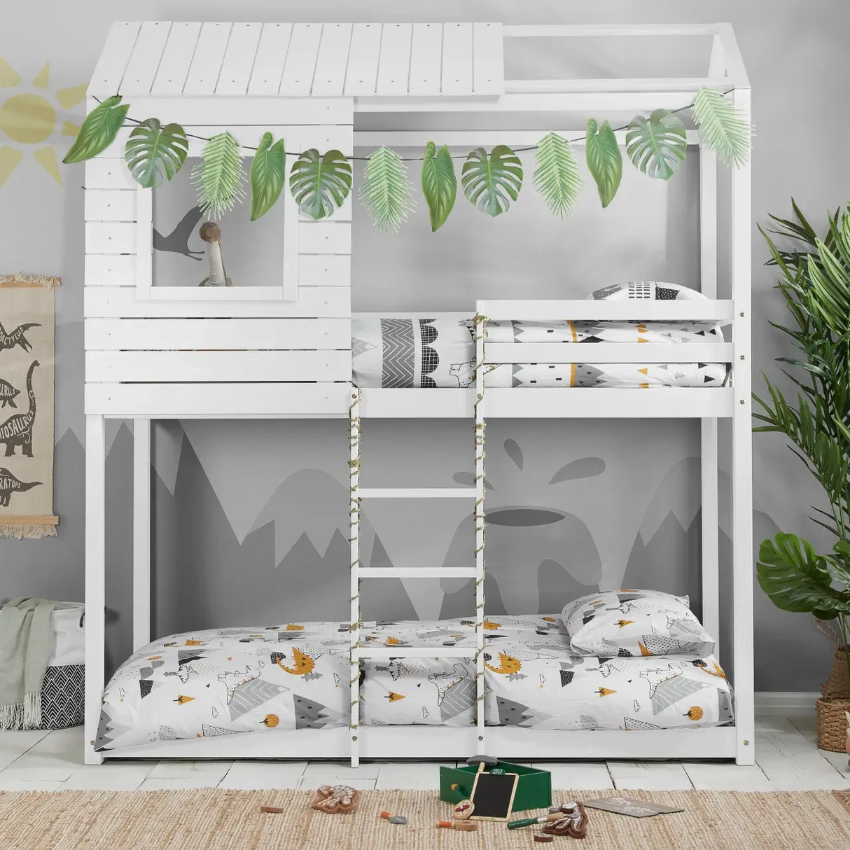 Birlea Adventure Bunk Bed in White 