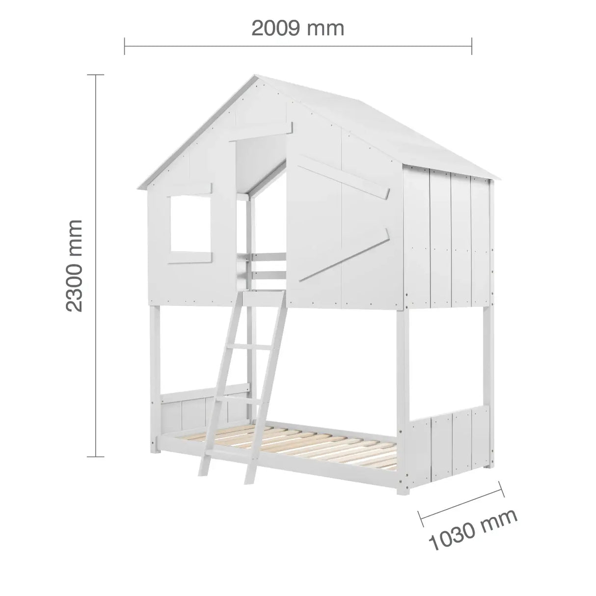 Birlea Safari Bunk Bed in White