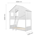 Birlea Safari Bunk Bed in White