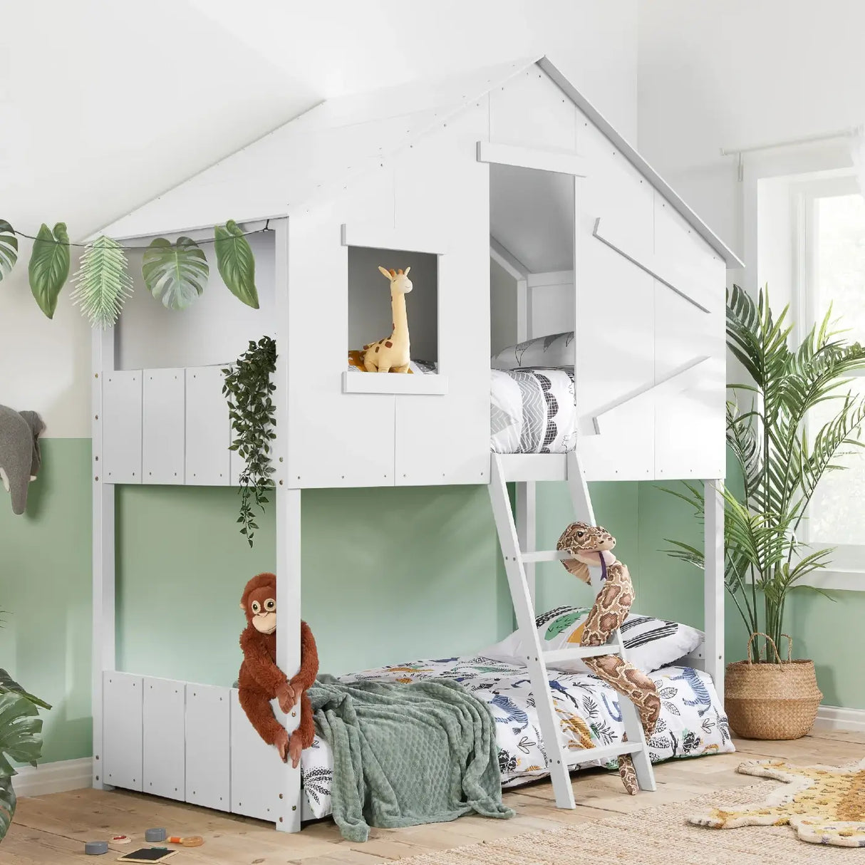 Birlea Safari Bunk Bed in White