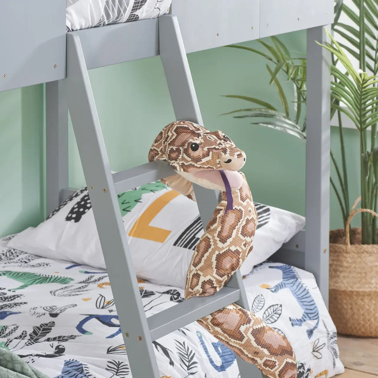 Birlea Safari Bunk Bed in Grey