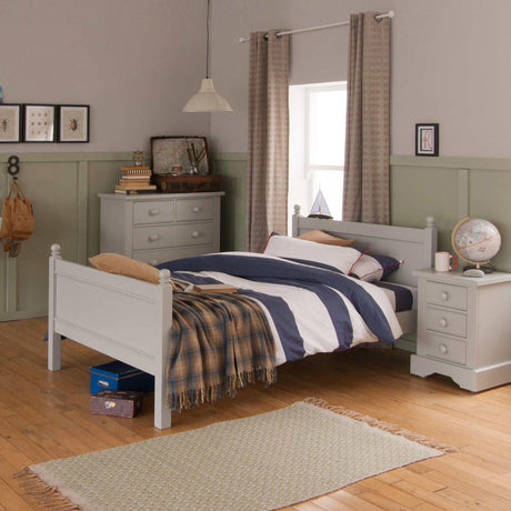 Little Folks Fargo Small Double Bed In Farleigh Grey 