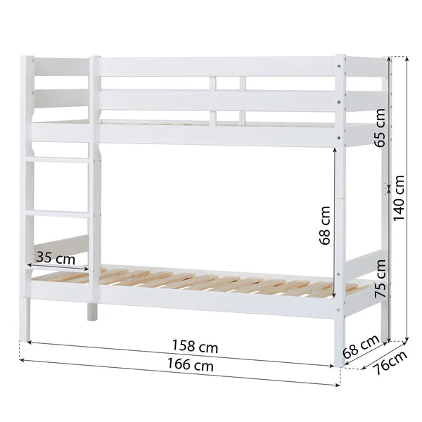 Hoppekids Eco Comfort Bunk Bed