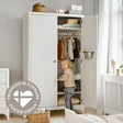 Leander Classic Wardrobe with 2 Doors in White 