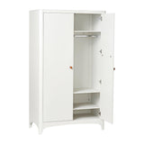 Leander Classic Wardrobe with 2 Doors in White 