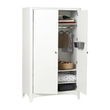 Leander Classic Wardrobe with 2 Doors in White 