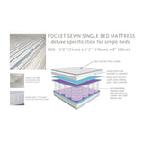 Little Folks Pocket Sprung Single Mattress 90 x 190cm 