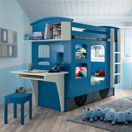 Mathy by Bols Wagon Bunk Bed With Drawers