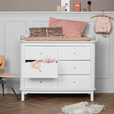 Oliver Furniture Wood Nursery Dresser 6 Drawers in White