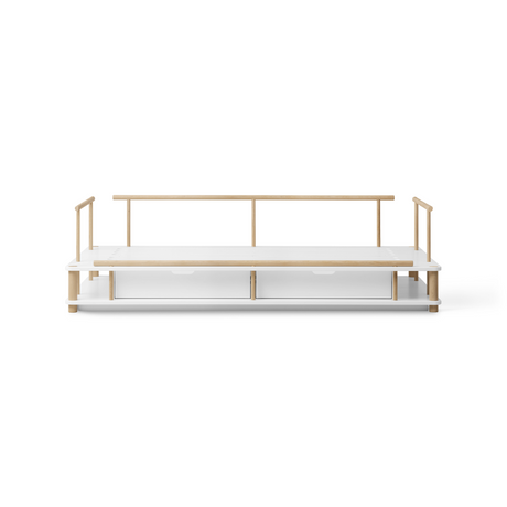 Oliver Furniture Camp Day Bed in White/Oak