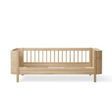 Oliver Furniture Wood Mini+ Cot Bed Including Junior Kit in Oak