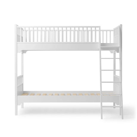 Oliver Furniture Seaside Classic Bunk Bed with Slanted Ladder in White