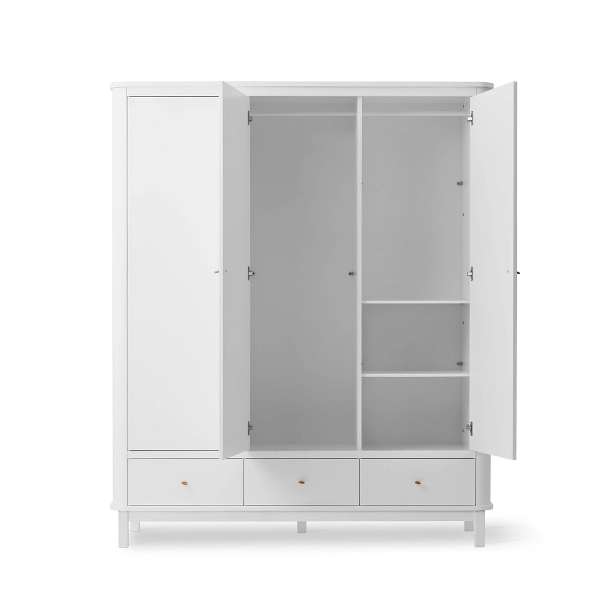 Oliver Furniture Wood Wardrobe in White