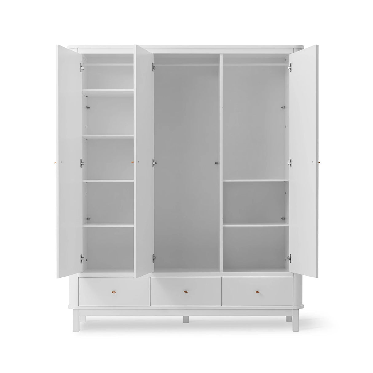 Oliver Furniture Wood Wardrobe in White