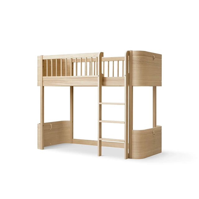 Oliver Furniture Wood Mini+ Low Loft Bed in Oak