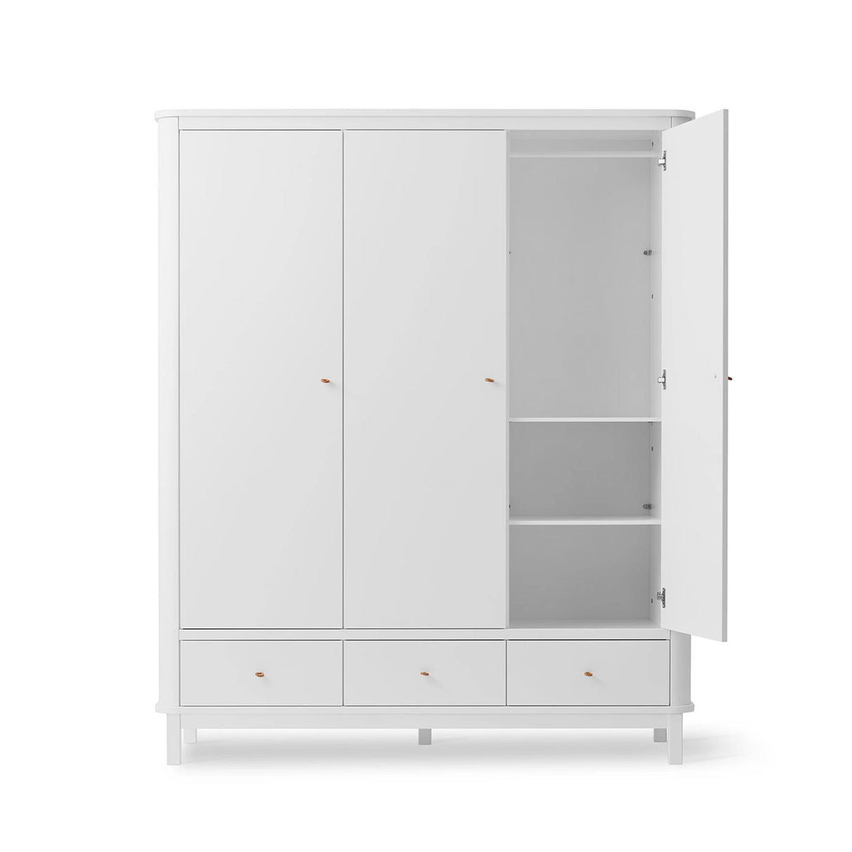 Oliver Furniture Wood Wardrobe in White