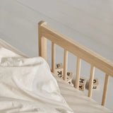 Oliver Furniture Wood Mini+ Cot Bed Including Junior Kit in Oak