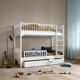 Oliver Furniture Seaside Classic Bunk Bed with Vertical Ladder in White