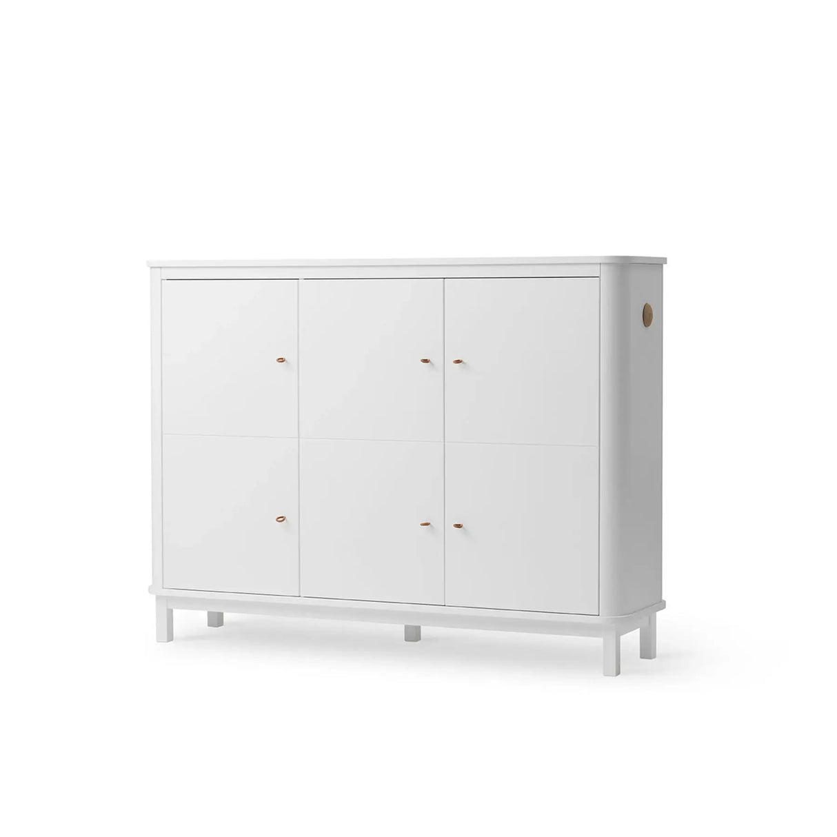 Oliver Furniture Wood Multi Cupboard 3 Doors in White