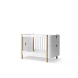 Oliver Furniture Wood Mini+ Cot in White/Oak