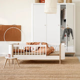 Oliver Furniture Wood Mini+ Junior Bed in White/Oak