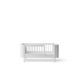 Oliver Furniture Wood Mini+ Cot Bed Including Junior Kit in White