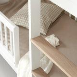 Oliver Furniture Wood Mini+ Low Bunk Bed in White/Oak