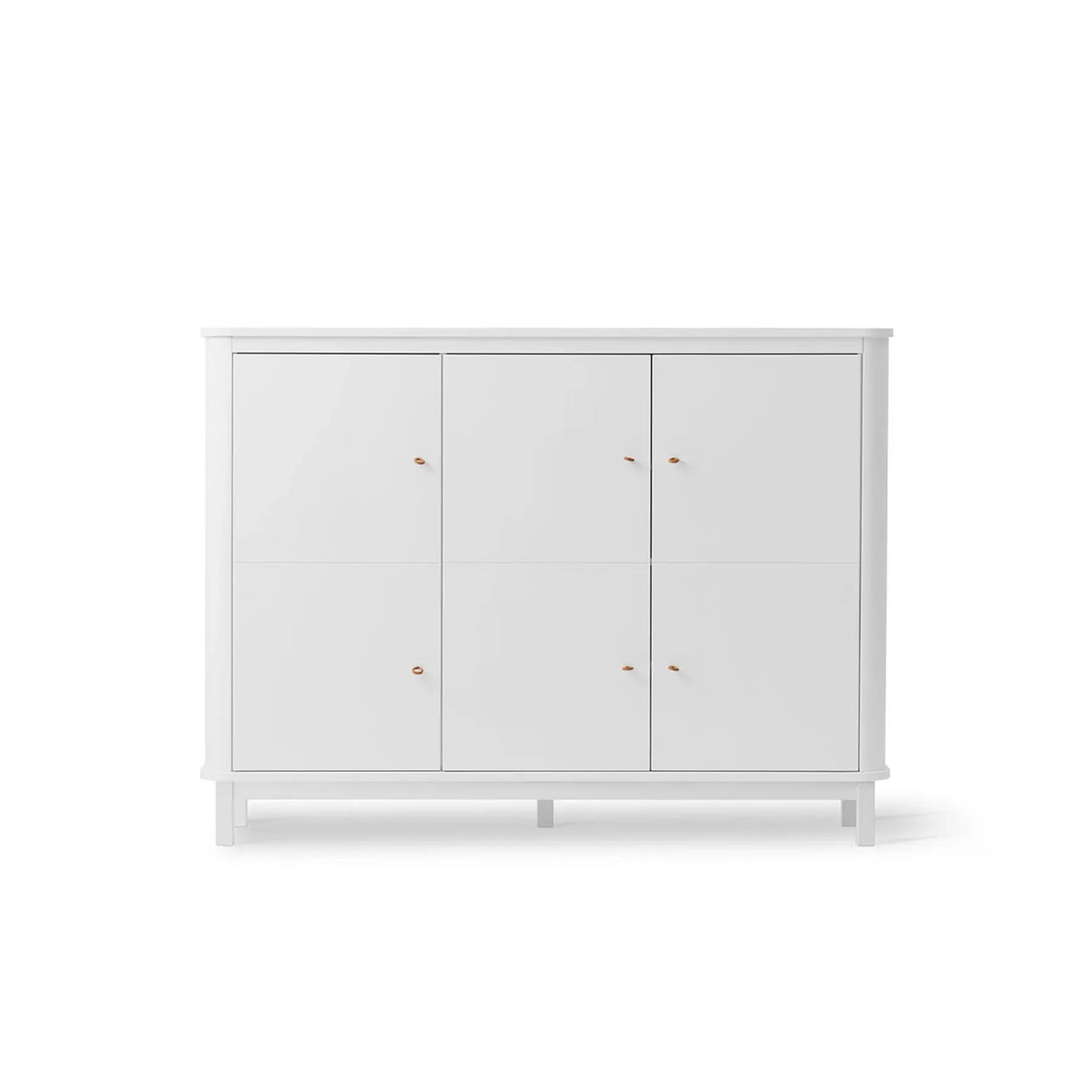 Oliver Furniture Wood Multi Cupboard 3 Doors in White