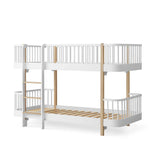 Oliver Furniture Wood Original Low Bunk Bed in White/Oak