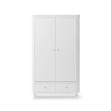 Oliver Furniture 2 Door Wood Wardrobe in White