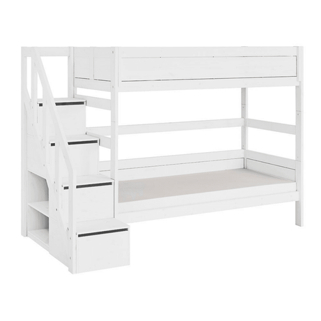 LIFETIME Kidsrooms Family Bunk Bed with Steps (3 Sizes)