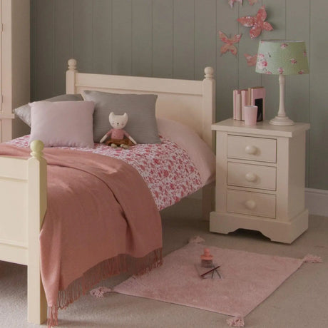 Little Folks Fargo Single Bed In Ivory White